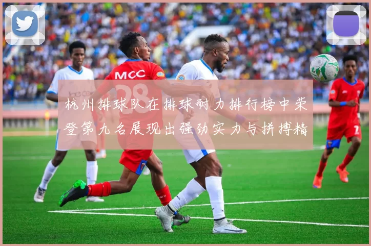 杭州排球队在排球耐力排行榜中荣登第九名展现出强劲实力与拼搏精神